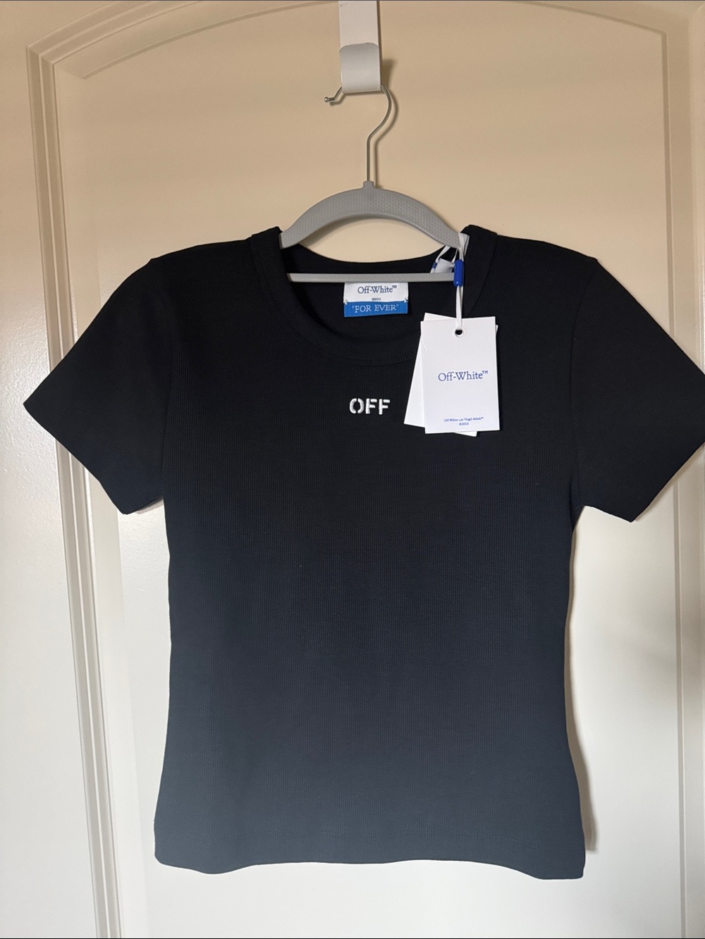 Off-White Black Short Sleeve 'OFF' Logo Tee
